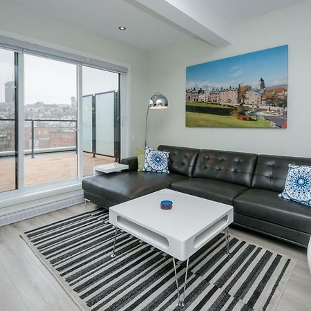 Penthouse On Charest - With Parking And Gym Quebeque Exterior foto