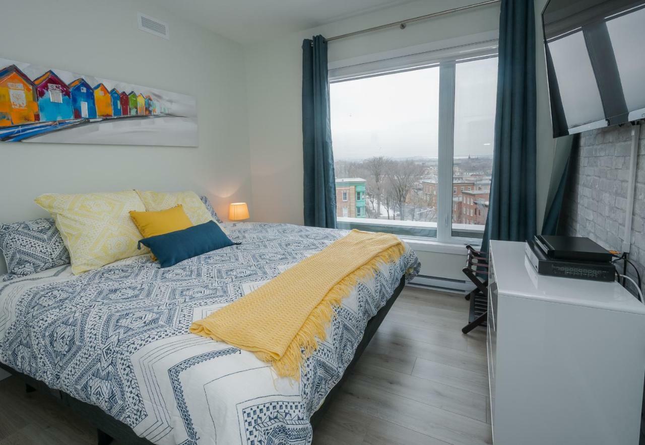 Penthouse On Charest - With Parking And Gym Quebeque Exterior foto