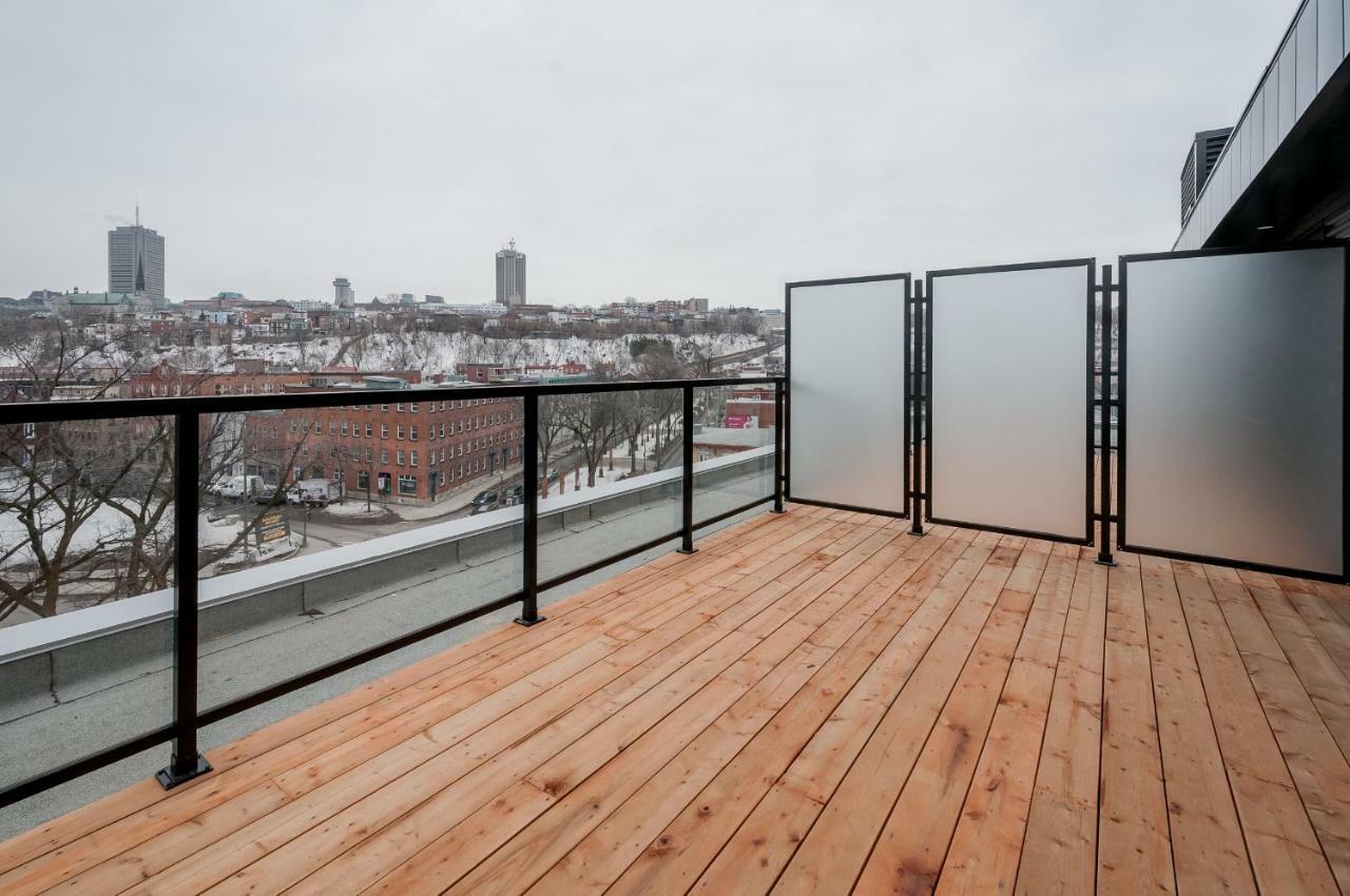 Penthouse On Charest - With Parking And Gym Quebeque Exterior foto