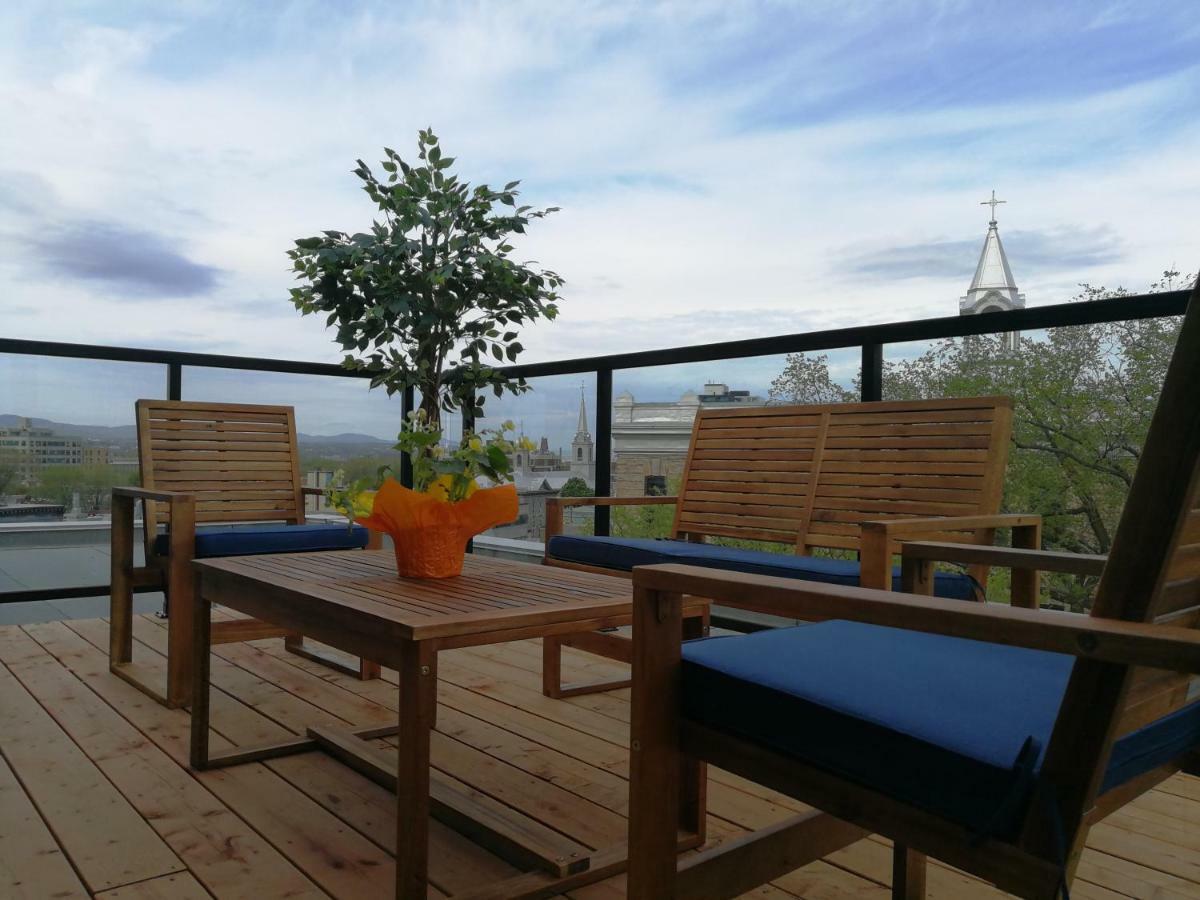 Penthouse On Charest - With Parking And Gym Quebeque Exterior foto